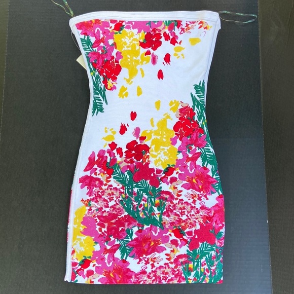 New GUESS By Marciano Floral Bandage Dress SZ S - Picture 1 of 6